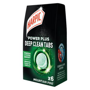 Power Plus Deep Clean Tabs Mountain Pine, 6 tabs